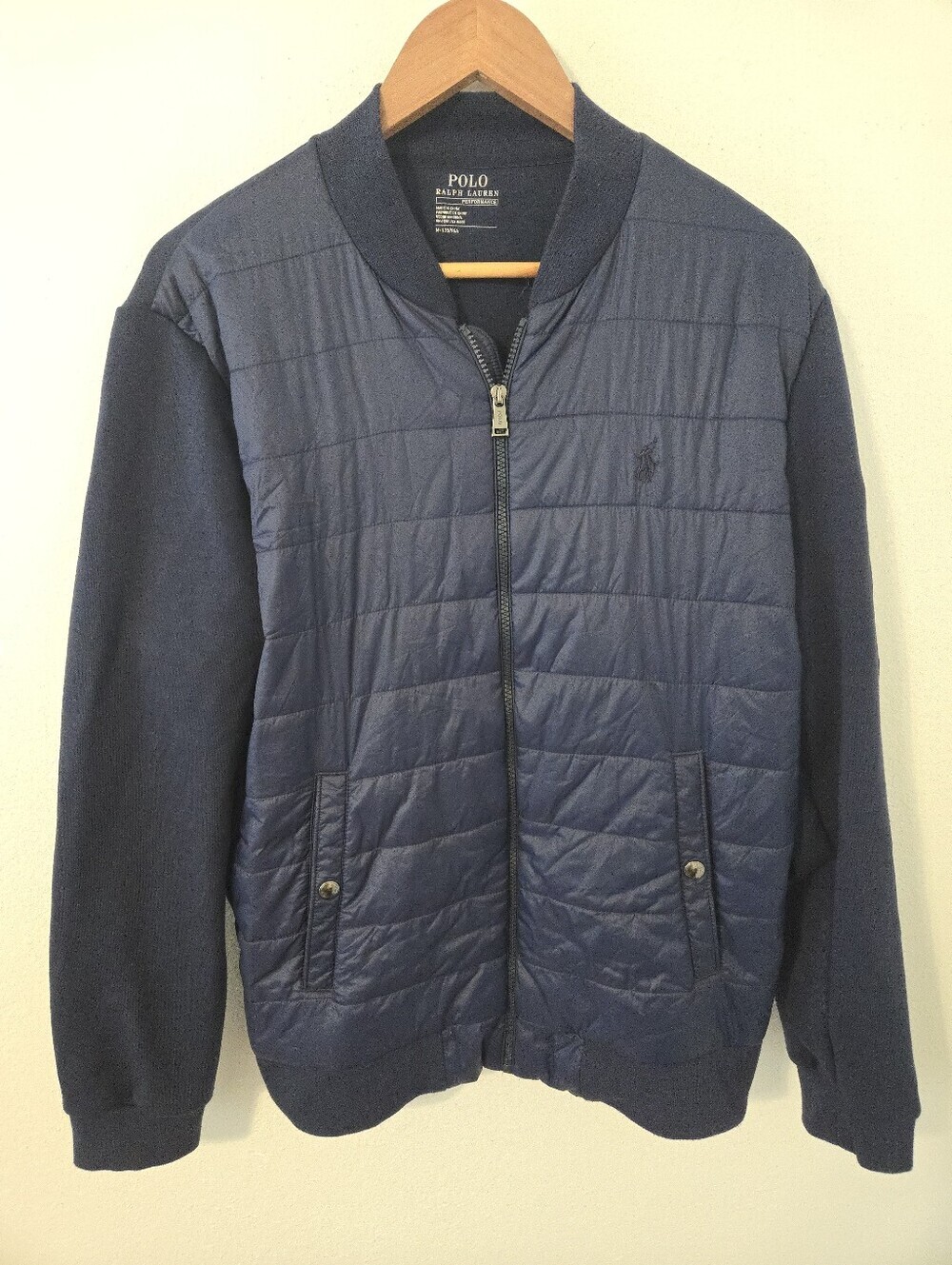 Polo Ralph Lauren Hybrid Puffer Jacket Mens Medium Performance
